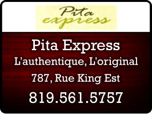 L'authentique, L'original 819.561.5757 Pita Express 787, Rue King Est