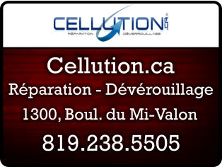 Rparation - Dvrouillage 819.238.5505 Cellution.ca 1300, Boul. du Mi-Valon